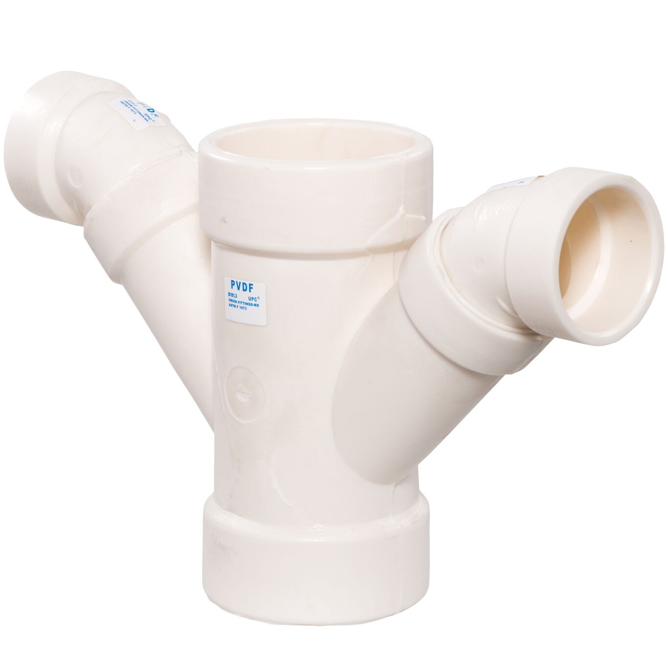 Product Image - Reducing Long Turn Wyes Plenum Plus PVDF SF - Angle